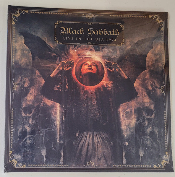 Image of Front Cover of 2xLP - VG+/VG+ - BLACK SABBATH, Live In The USA 1974 (Expensive Woodland Recordings; EWR032, UK 2023 Reissue, Gatefold, Unofficial Release), Still in shrinkwrap.,  - 3416438C