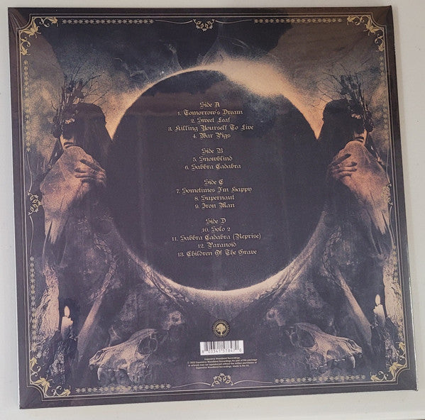 Image of Back Cover of 2xLP - VG+/VG+ - BLACK SABBATH, Live In The USA 1974 (Expensive Woodland Recordings; EWR032, UK 2023 Reissue, Gatefold, Unofficial Release), Still in shrinkwrap.,  - 3416438C