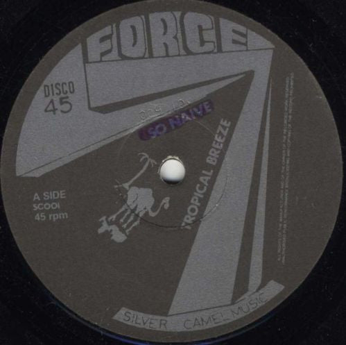 Image of Front Cover of 12" - /VG - FORCE 7, Lifeline / Catwalk Dub (Silver Camel; SC 001, UK 1980, Misprint), Disc shows stains/mottling but plays through strong VG. Misprint titles on labels. SWOL.,  - 3426189E