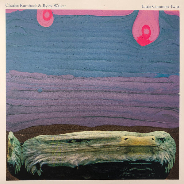 Image of Front Cover of LP - VG+/VG+ - CHARLES RUMBACK & RYLEY WALKER, Little Common Twist (Thrill Jockey; Thrill 497, UK & US 2019, Inner), ,  - 3446301S