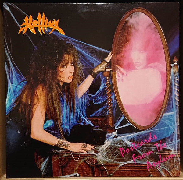 Image of Front Cover of 12" EP - VG/VG - HELLION, Postcards From The Asylum (Music For Nations; MFN 82, UK 1988, Picture Sleeve, Inner), ,  - 3416484C