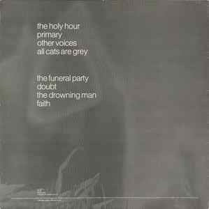 Image of Back Cover of LP - VG/G - THE CURE, Faith (Fiction Records Black Text A-side No (2383 605); fix 6, UK 1981, No Inner, A4/B4), Worn sleeve.,  - 3416486C