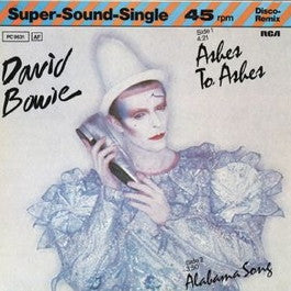 Image of Front Cover of 12" - VG/VG+ - DAVID BOWIE, Ashes to Ashes (RCA Black labels; PC 9631, Germany 1980), Top right corner cut,  - 3446308S