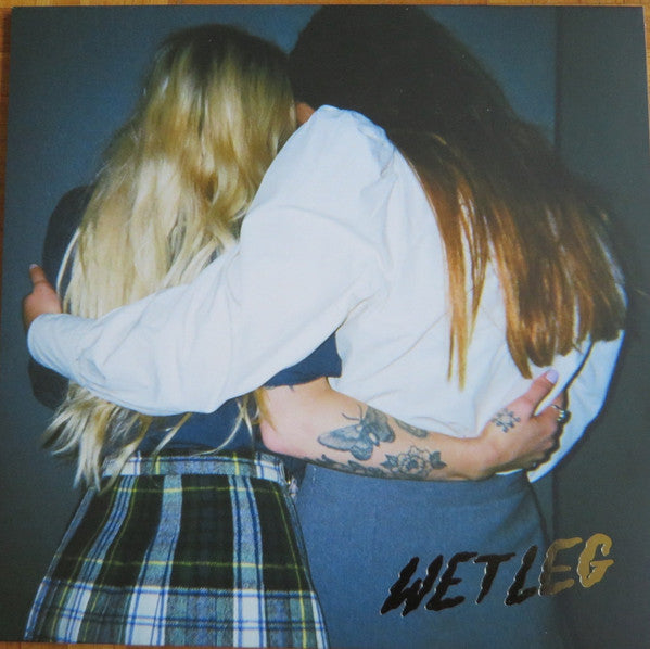 Image of Front Cover of LP - VG+/EX - WET LEG, Wet Leg (Domino; WIGLP496XM, USA & Europe 2022, Clear, Deluxe Edition, Limited Edition, Stereo, With 7''), 3cm Split Top Sleeve Thats Been Coloured In Black Pen,  - 3446332S