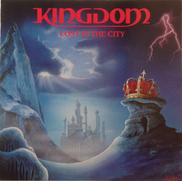 Image of Front Cover of LP - VG+/VG+ - KINGDOM, Lost In The City (Frontrow; 6.26778 AP, Germany 1988, Inner), Light edge wear.,  - 3416491C