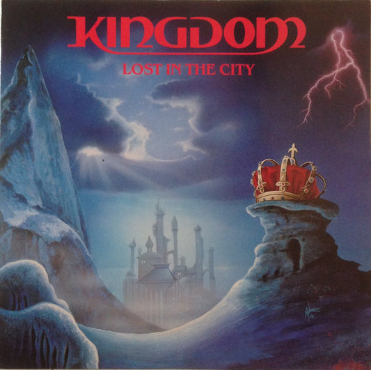 Image of Front Cover of LP - VG+/VG+ - KINGDOM, Lost In The City (Frontrow; 6.26778 AP, Germany 1988, Inner), Light edge wear.,  - 3416491C