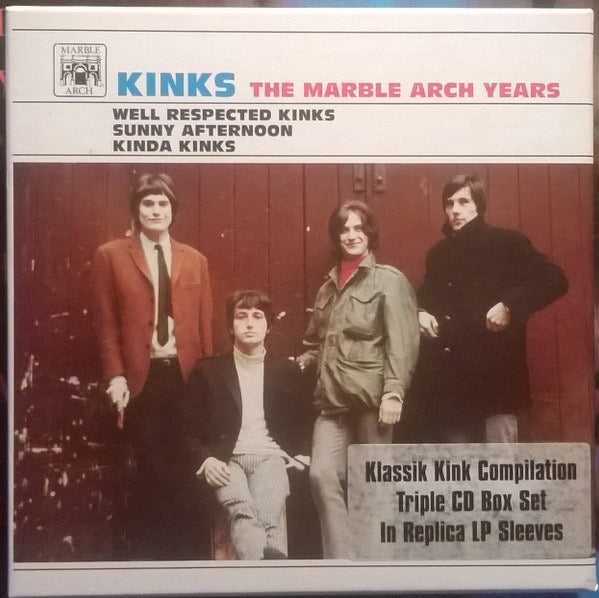 Image of Front Cover of 3xCD - VG/VG - KINKS, The Marble Arch Years (Castle Music; CMGBX318, UK 2001, Clamshell Box Set, Inners & Insert), Shelf Wear,  - 3416510C