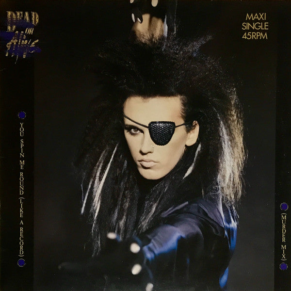 Image of Front Cover of LP - VG/VG - DEAD OR ALIVE, You Spin Me Round (Like A Record) (Murder Mix) (Epic; EPCA 12.4861, Europe 1984), Strong VG - a few hairlines, edge & ring wear,  - 3446344S
