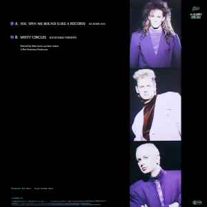 Image of Back Cover of LP - VG/VG - DEAD OR ALIVE, You Spin Me Round (Like A Record) (Murder Mix) (Epic; EPCA 12.4861, Europe 1984), Strong VG - a few hairlines, edge & ring wear,  - 3446344S