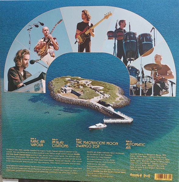 Image of Back Cover of 2xLP - VG+/VG - MILDLIFE, Live from South Channel Island (Heavenly; HVNLP199, Australia 2022 Reissue, 2 Inners), Strong VG - light hairlines,  - 3446346S