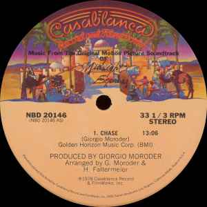 Image of Label Cover of 12" - VG/VG+ - GIORGIO MORODER, Chase (Casablanca ; NBD 20146, US 1978, Company Sleeve), single-sided 12". original company sleeve,  - 3446400S