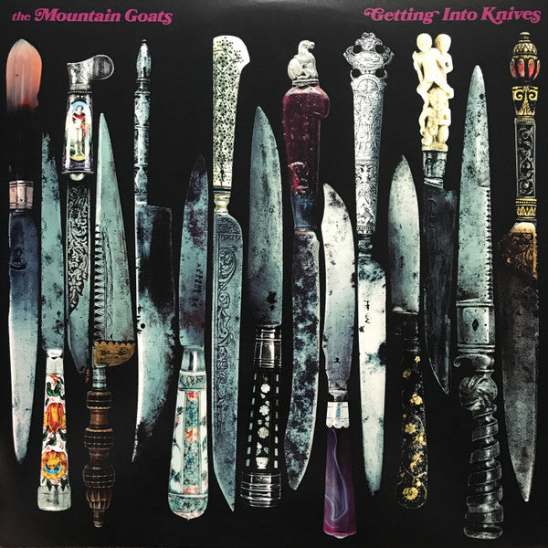 Image of Front Cover of 2xLP - VG+/VG+ - THE MOUNTAIN GOATS, Getting Into Knives (Merge Records; MRG716, US 2020, Gatefold, Gold Vinyl), ,  - 3446356S