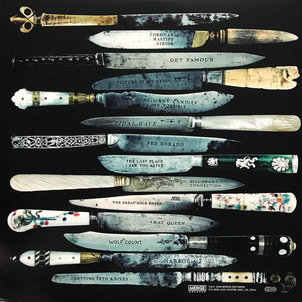 Image of Back Cover of 2xLP - VG+/VG+ - THE MOUNTAIN GOATS, Getting Into Knives (Merge Records; MRG716, US 2020, Gatefold, Gold Vinyl), ,  - 3446356S