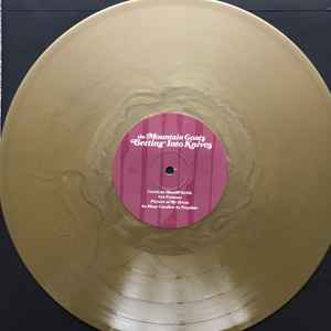 Image of Label Cover of 2xLP - VG+/VG+ - THE MOUNTAIN GOATS, Getting Into Knives (Merge Records; MRG716, US 2020, Gatefold, Gold Vinyl), ,  - 3446356S