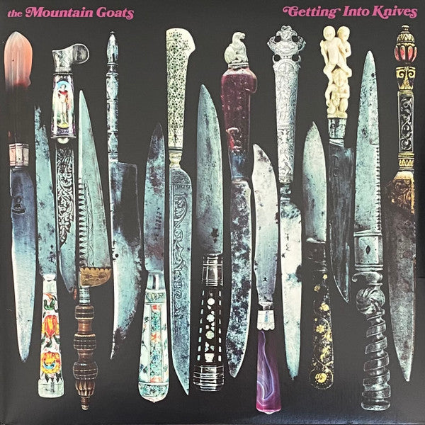Image of Front Cover of 2xLP - VG+/VG+ - THE MOUNTAIN GOATS, Getting Into Knives (Merge Records; MRG716, US 2020, Gatefold, Translucent Salmon Vinyl), ,  - 3446358S