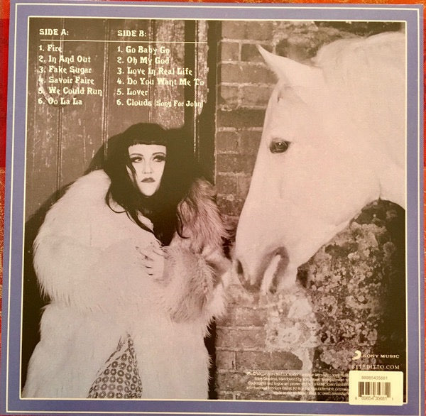 Image of Back Cover of LP - VG+/VG+ - BETH DITTO, Fake Sugar (Sony Music; 88985434831, Europe 2017, Gatefold, Transparent Vinyl. The Gossip), ,  - 3416547C