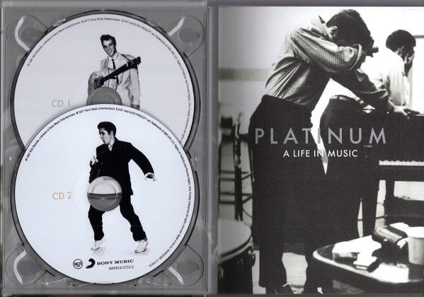 Image of Label Cover of 4xCD - VG+/VG+ - ELVIS PRESLEY, Platinum (A Life In Music) (RCA; 88985413152, Europe 2017 Reissue, Book Sleeve), ,  - 3416551C