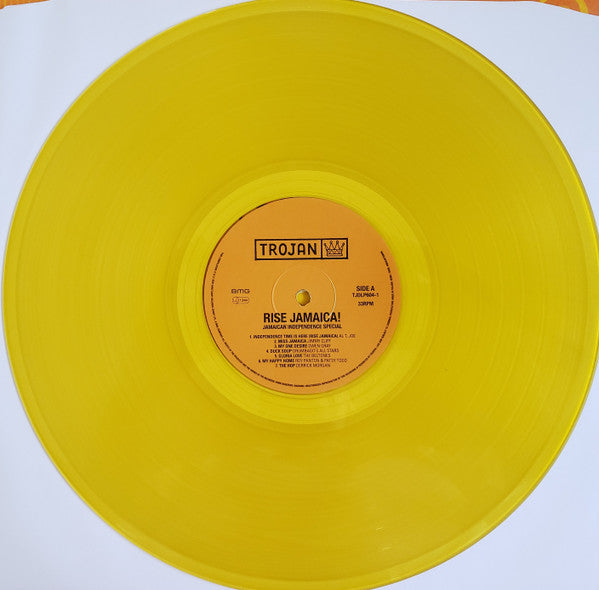 Image of Label Cover of 2xLP - EX/EX - VARIOUS, Rise Jamaica! (Trojan Records; TJDLP604, UK 2022, Insert, Yellow Vinyl & Green Vinyl), Opened Instore, Still In Stickered Shrinkwrap,  - 3446359S