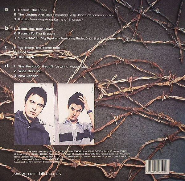 Image of Back Cover of 2xLP - VG/VG - MANCHILD, Untied States (One Little Indian; TPLP707, UK 2000, 2 Inners), Conservative grading with hairline marks, plays VG+.,  - 3446371S
