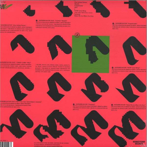 Image of Back Cover of LP - VG/G+ - MODESELEKTOR, Who Else (Monkeytown Records; MTR096LP, Germany 2019, Inner), Lots of light hairlines + marks.,  - 3416530C