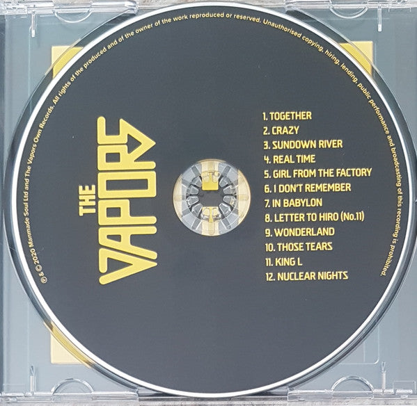 Image of Label Cover of CD - VG+/VG+ - THE VAPORS, Together (Manmade Soul Ltd; VAPCD003, Worldwide 2020), ,  - 3556001S