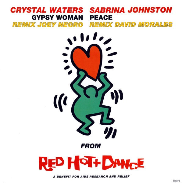 Image of Front Cover of 12" - VG/VG - CRYSTAL WATERS / SABRINA JOHNSTON, Gypsy Woman / Peace (Epic; 658437 6, UK & Europe 1992, Picture Sleeve), Light marks only,  - 3516004C