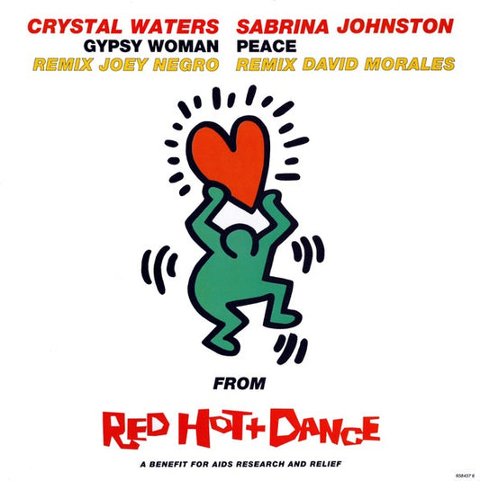 Image of Front Cover of 12" - VG/VG - CRYSTAL WATERS / SABRINA JOHNSTON, Gypsy Woman / Peace (Epic; 658437 6, UK & Europe 1992, Picture Sleeve), Light marks only,  - 3516004C