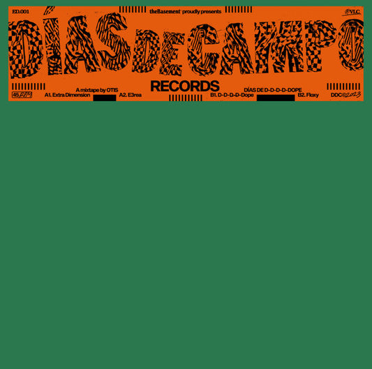 Image of Front Cover of 12" - G+/G+ - OTIS, D as De D-D-D-D-Dope (Dias De Campo Records; ED.001, Spain 2023, Picture Sleeve), Conservative grading, seam split on sleeve spine. Vinyl has lots of hairline marks.,  - 3546071S