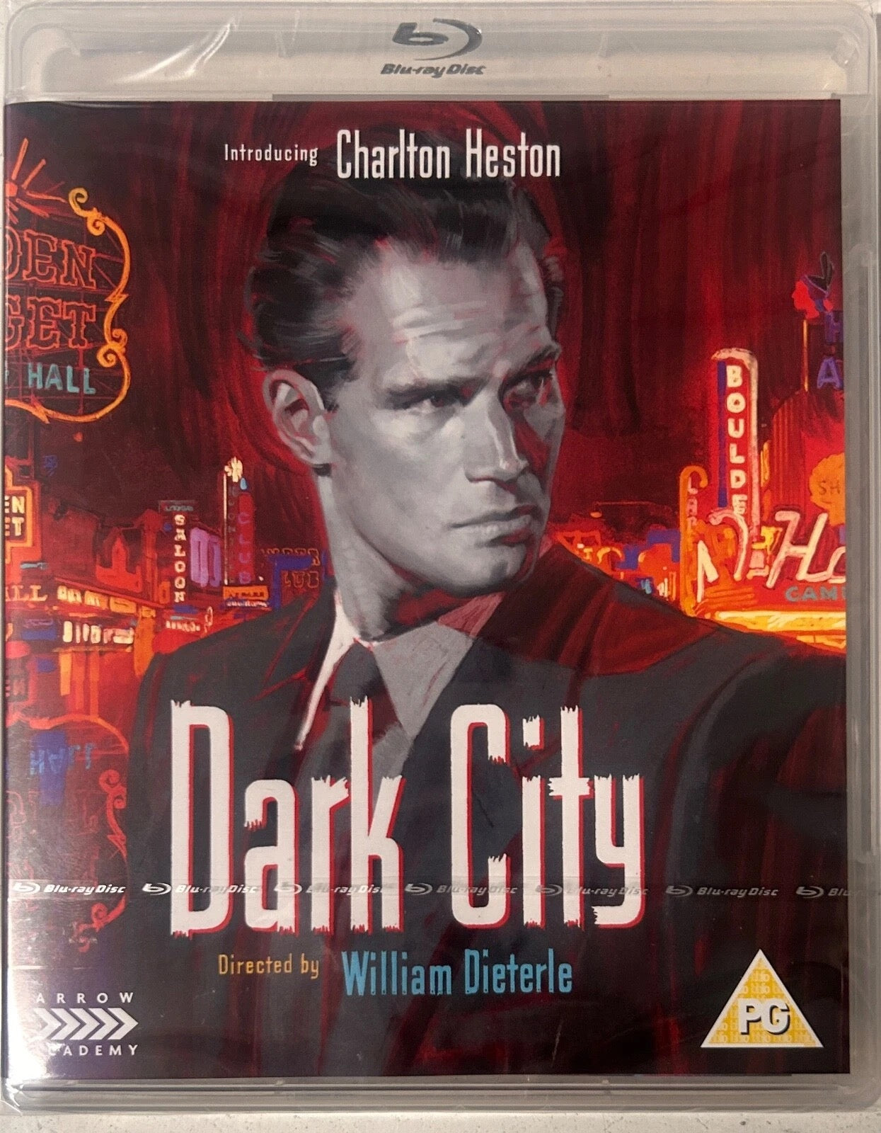 Image of Front Cover of Blu-Ray - VG+/VG+ - WILLIAM DIETERLE, Dark City (Arrow Academy; FCD1926, UK 2019, Booklet), ,  - 3436072E