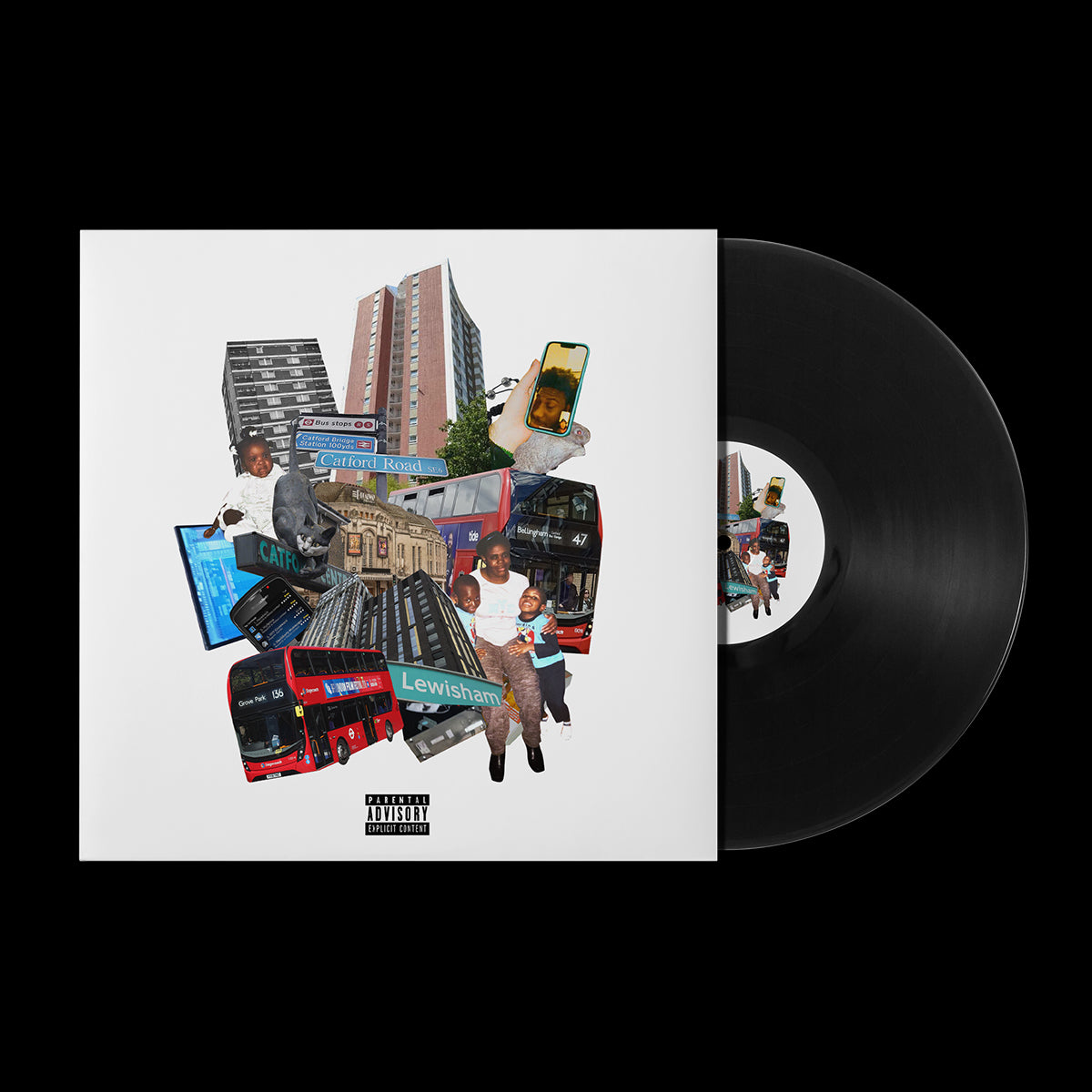 Image of Back Cover of LP - NEW/NEW - JIM LEGXACY, Homeless N*gga Pop Music (XL Recordings; XL1657LP, UK 2026, Black Vinyl), , Jim Legxacy's mixtape homeless n*gga pop music arrives on LP and CD for the first time via XL Recordings. The 3x BRIT Award nominated and MOBO Award winning artist broke through with the 2023 project to critical acclaim, with the South-Londoner grappling with his relationships, identity and homelessness. The mixtape is a collision of midwest emo guitar samples, UK drill, afrobeats a