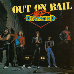 Image of Front Cover of LP - VG/VG+ - LEGS DIAMOND, Out On Bail (Music For Nations; MFN 52, UK 1985), ,  - 3516076C
