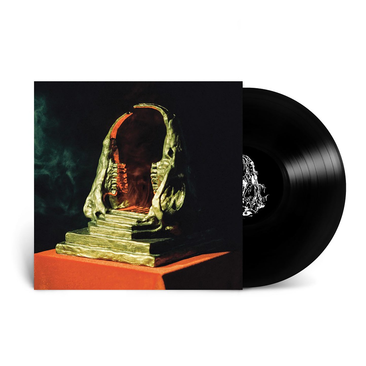 Image of Back Cover of LP - NEW/NEW - KING GIZZARD & THE LIZARD WIZARD, Infest The Rats' Nest (Injection Molded Pet Ecosonic LP) (P(Doom) Records; PDOOM9917, UK 2026 Reissue, Printed Inner, 24X36" Poster, 180g 12" Injection-Molded Opaque Black Pet Record, 100% Recycled Plastic Over Bag), , Infest the Rats' Nest is the fifteenth studio album by Australian psychedelic rock band King Gizzard & the Lizard Wizard. A crowd favorite, Infest The Rats’ Nest sees Gizzard’s first steps into the realm of thrash metal. 