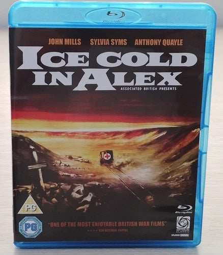Image of Front Cover of Blu-Ray - VG+/VG+ - J. LEE THOMPSON, Ice Cold In Alex (Studio Canal; OPTBD0670, UK 2011 Reissue, Slipcase), ,  - 3516118C