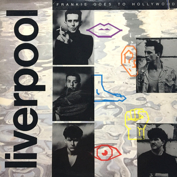 Image of Front Cover of LP - VG/VG+ - FRANKIE GOES TO HOLLYWOOD, Liverpool (Island Records; 90546-1, US 1986, Inner, DMM), Cut-out (notched), inner split. Only embossed "T" visible on side B label.,  - 3516077C