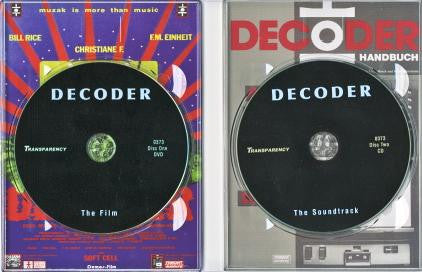 Image of Label Cover of 2xDVD - VG/VG+ - VARIOUS, Decoder (Transparency; 0373, US , DVD + CD, DVD Region 1 US Import), ,  - 3536043E
