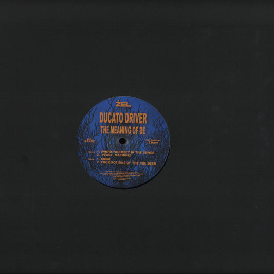 Image of Front Cover of 12" - /VG - DUCATO DRIVER, The Meaning Of D  (Zel; ZEL02, Germany 2026), ,  - 3546074S