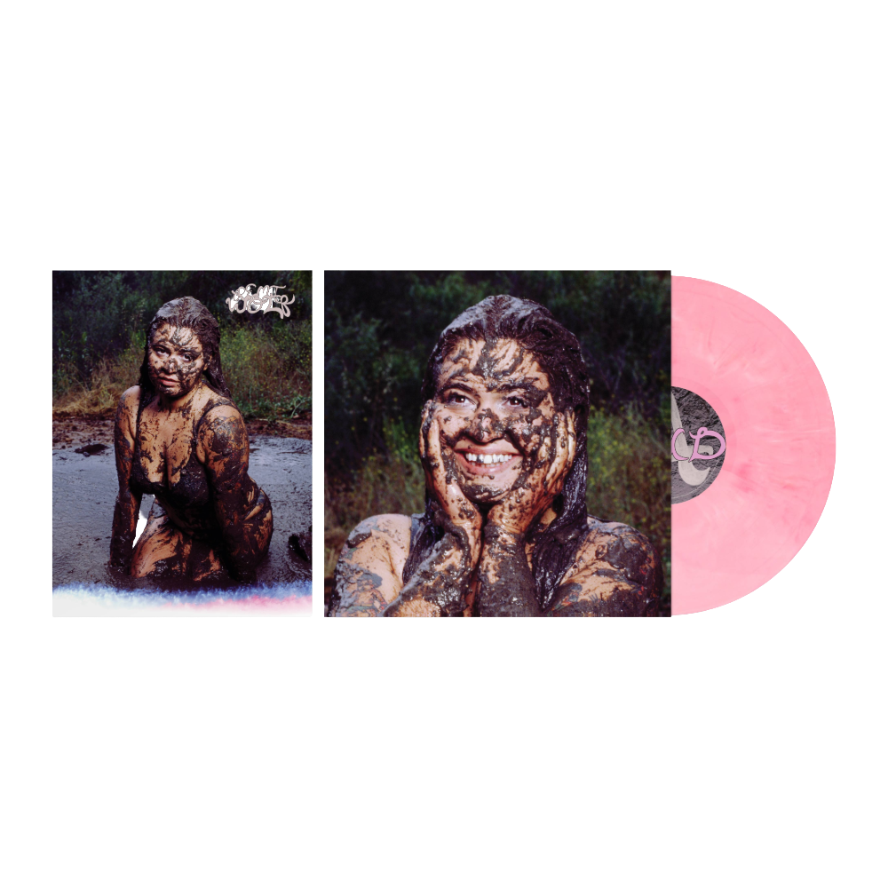 Image of Back Cover of 1xLP - NEW/NEW - REMI WOLF, Mud (EMI; 6119747, UK 2026, Poster, Indie Exclusive, Pink Vinyl), , If Remi Wolf’s first two albums, 2021’s Juno and 2024’s Big Ideas, were in technicolor, her third LP Mud is its more neutral, earthy and grounded sibling. Still colorful, as Wolf tends to be, but from a more rooted & grounded place. The rawness with which Wolf wrote the album is delivered in the sound: stripped away of synths and programmed drums, Mud is Remi Wolf at her most lyrically and 