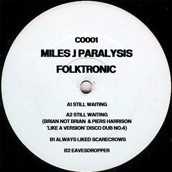 Image of Front Cover of 12" - /G+ - MILES J PARALYSIS, Folktronic (Crying Outcast ; CO001, UK 2025), Light marks only,  - 3546076S