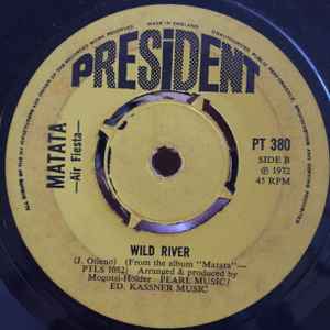 Image of Back Cover of 7" - /VG+ - MATATA AIR FIESTA, Wanna Do My Thing / Wild River (President Records; PT 380, UK 1972, 4 prong centre), ,  - 3556040S