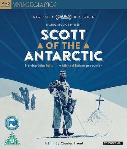 Image of Front Cover of Blu-Ray - VG+/VG+ - CHARLES FREND, Scott Of The Antarctic (Studio Canal; OPTBD2829, UK 2016 Reissue, Slipcase, Booklet), ,  - 3516127C
