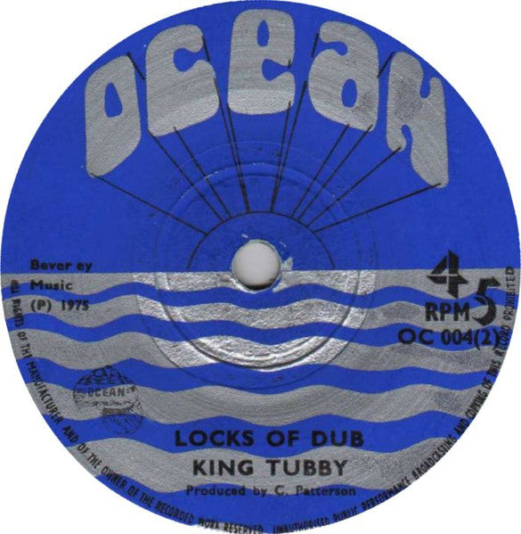 Image of Back Cover of 7" - /VG - LARRY MARSHALL / KING TUBBY, Cant You Understand / Locks Of Dub (Ocean; OC 004, UK 1975), Light marks.,  - 3556044S