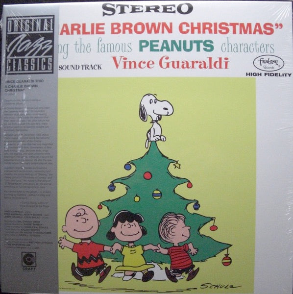 Image of Front Cover of LP - NEW/NEW - THE VINCE GUARALDI TRIO, A Charlie Brown Christmas (Concord; 7275901, Worldwide 2026, Limited Edition180g Heavyweight Black Vinyl), , This is the first Original Jazz Classics reissue of Vince Guaraldi Trio�s A Charlie Brown Christmas, the biggest selling jazz album of all time. Featuring all the beloved compositions from the PEANUTS holiday special, the album sees Guaraldi joined by Fred Marshall, Monty Budwig, Jerry Granelli and Colin Bailey. This new edition of the a