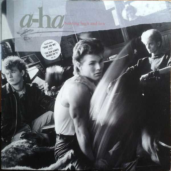 Image of Front Cover of LP - VG/VG - A-HA, Hunting High And Low (Warner Bros. Records; 925 300-1, Europe 1985, Inner, Damont), Scuffs & hairlines, edge & ring wear, sticker mark,  - 3546097S