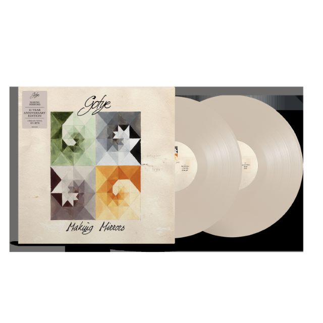 Image of Front Cover of 2xLP - NEW/NEW - GOTYE, Making Mirrors (15th Anniversary) (UMR; 6124053,  2026 Reissue, Booklet, Limited Edition Cream Vinyl), , For 15 years, Making Mirrors has continued to resonate deeply with listeners through its inventive songwriting, meticulous production, and singular sounds. From the Grammy Award-winning "Somebody That I Used to Know" (featuring Kimbra) to fan favorites like “State of the Art” and “Bronte," Making Mirrors remains a record that rewards repeat plays; new detai