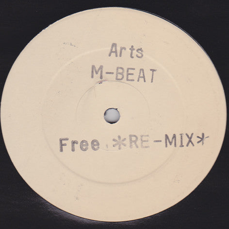 Image of Front Cover of 12" - /VG - M-BEAT, Free (Re-Mix) (Arts Records; 12ARTST7, UK 1994), light marks only. biro/highlighter  pen on label,  - 3546060S