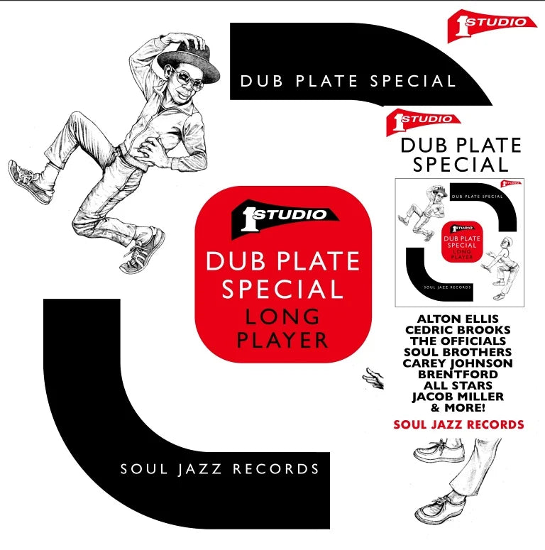 Image of Front Cover of LP - NEW/NEW - VARIOUS ARTISTS, Soul Jazz Records Presents: Studio One Dub Plate Special (Soul Jazz Records; SJRLP601, UK 2026, Black Vinyl), , First released in a long-out-of-print limited-edition 7" box set, this album, now released on LP, brings together 10 amazing unreleased Studio One tracks, only ever released as extremely limited edition hand-etched one-sided dubplates. Studio One Dub Plate Special brings together all 8 of these exclusive dubplate unreleased cuts, plus two mor