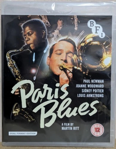 Image of Front Cover of Blu-Ray - VG+/VG+ - MARTIN RITT, Paris Blues (MGM/BFI; BFIB1264, UK 2016 Reissue, Booklet, With DVD), ,  - 3516140C