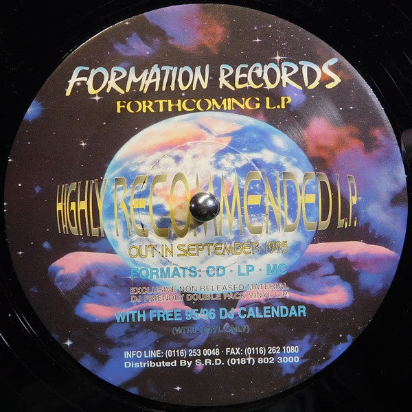 Image of Back Cover of 12" - /G+ - MENTAL POWER & DJ SS, Blue / Untitled (Formation Colours Series; ROLL 004, UK 1995), A fair few marks but only light hairlines,  - 3526033E