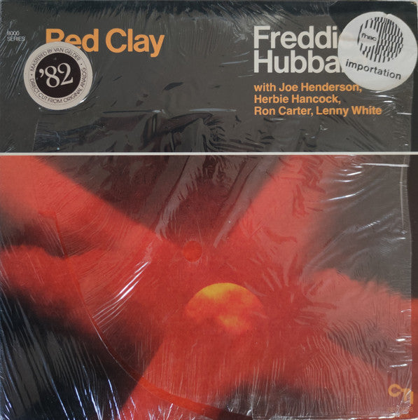 Image of Front Cover of LP - VG/G+ - FREDDIE HUBBARD, Red Clay (CTI Records; CTI 8016, US 1982 Reissue, Stereo), Ring Wear, Writing On Front Sleeve,  - 3546090S