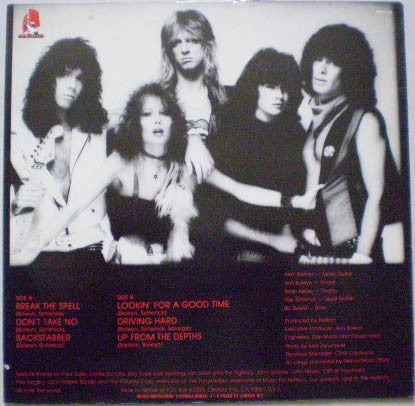 Image of Back Cover of Mini-LP - VG/VG - HELLION, Hellion (Music For Nations Large Pressing Ring; MFN 15, UK 1984), ,  - 3516081C